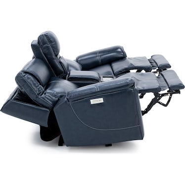 Duke 3-Pc. Leather Fully Loaded Zero Gravity Console Reclining Loveseat With Hidden Cupholders