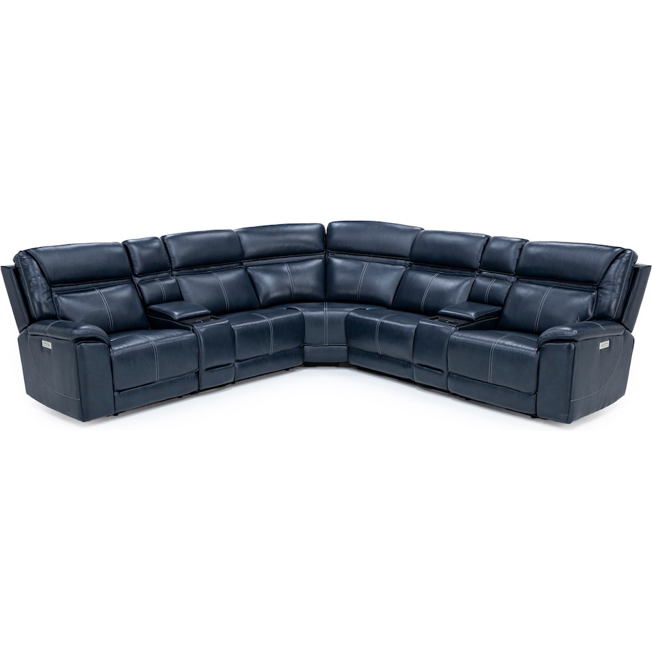 moto blue mtn lth sectional piece pkg  