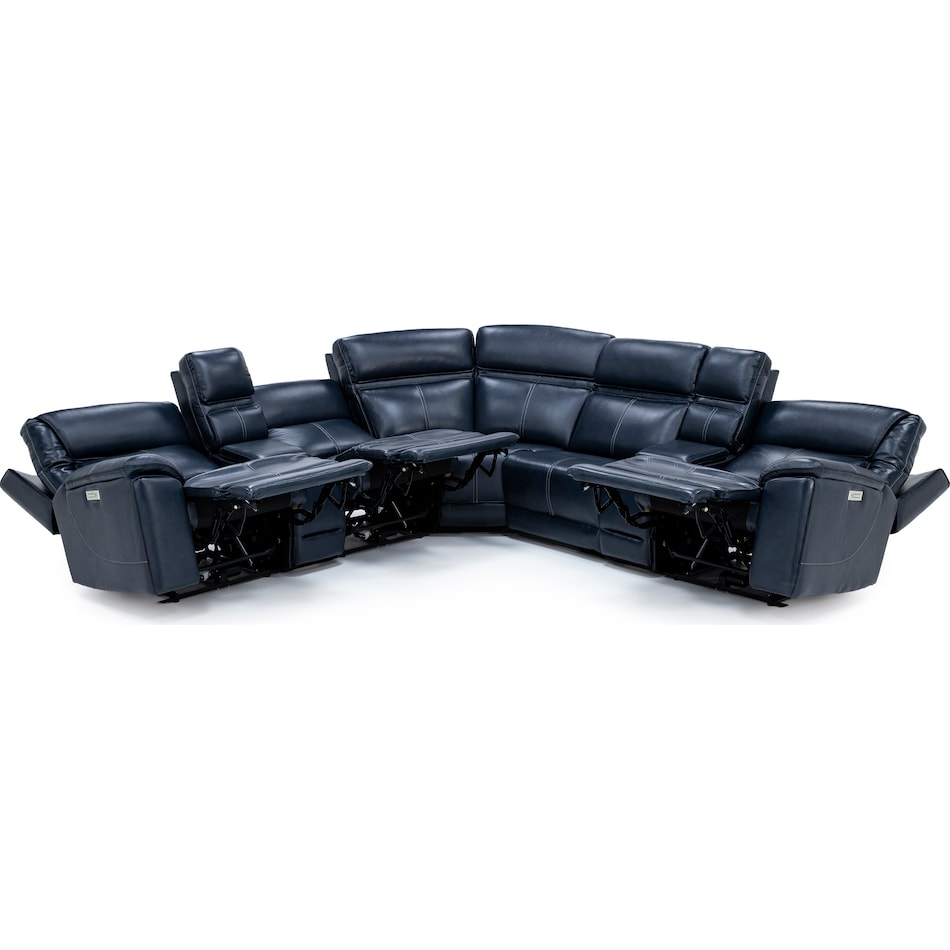moto blue mtn lth sectional piece pkg  
