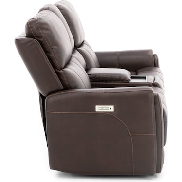 Capriccio Fully Loaded Reclining Console Loveseat