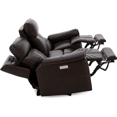 Luke Loaded Zero Gravity Reclining Sofa With Immersive Audio, Drop Down Table, Heat, Massage