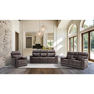 Luke Loaded Zero Gravity Reclining Sofa With Immersive Audio, Drop Down Table, Heat, Massage