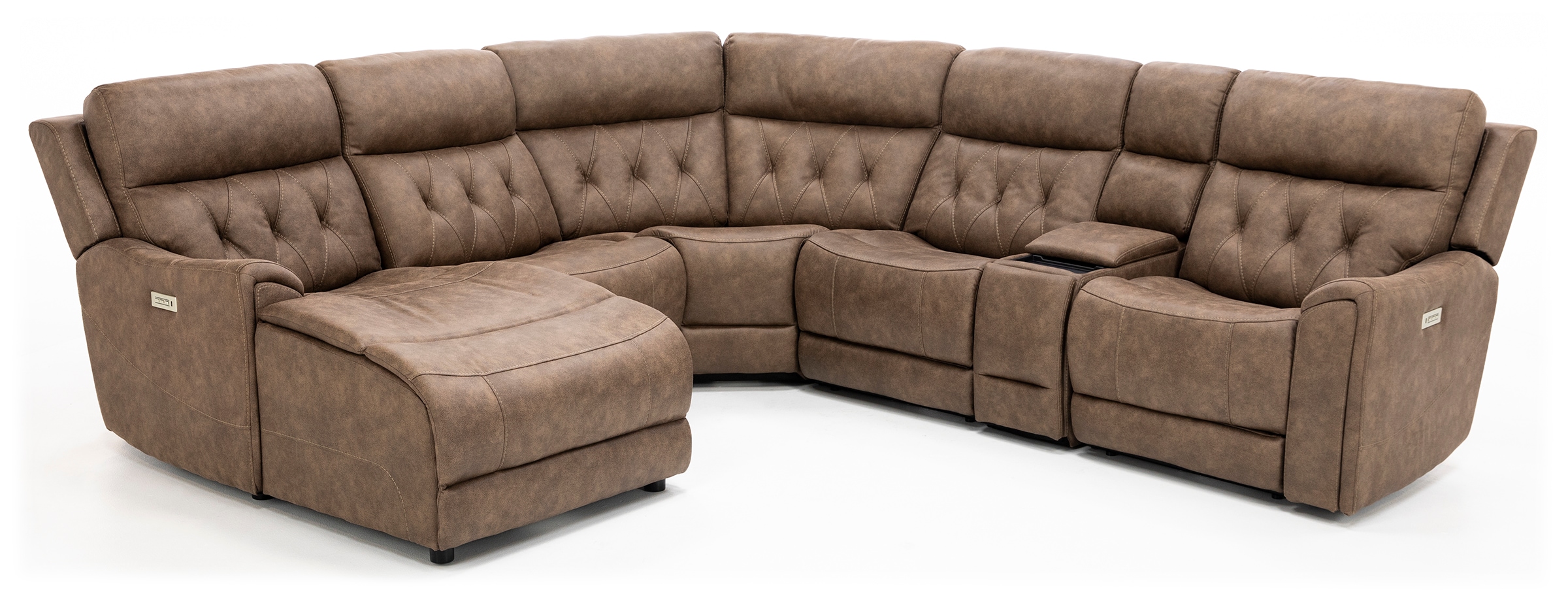 Canyon 6 Pc. Fully Loaded Reclining Chaise Modular Steinhafels