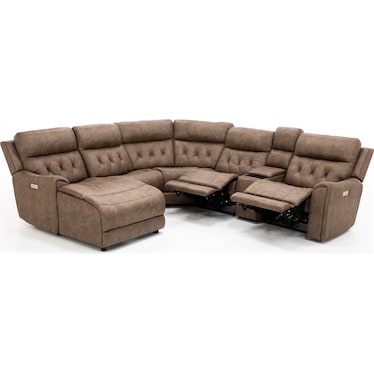 Canyon 6 Pc. Fully Loaded Reclining Chaise Modular