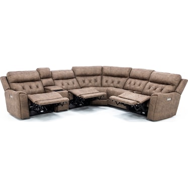 Canyon 6-Pc. Fully Loaded Reclining Modular