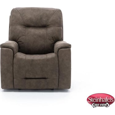 Matthew Fully Loaded Recliner With Hidden Cupholders in Silt