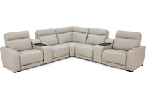 moto cream mtn lth sectional piece pkg  