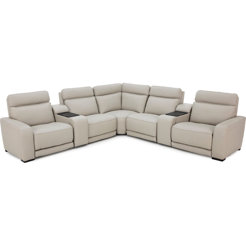 moto cream mtn lth sectional piece pkg  