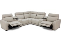 moto cream mtn lth sectional piece pkg  