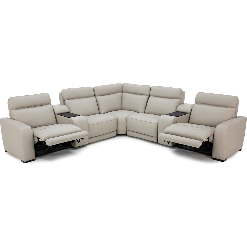 moto cream mtn lth sectional piece pkg  