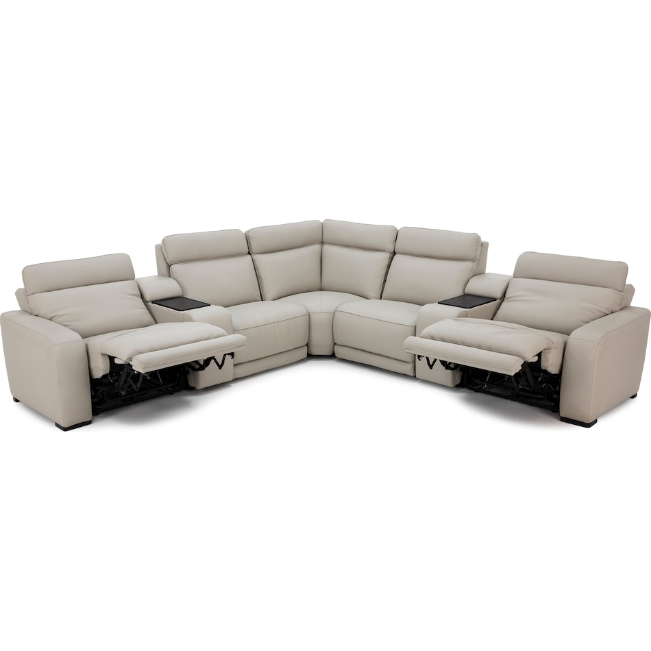 moto cream mtn lth sectional piece pkg  