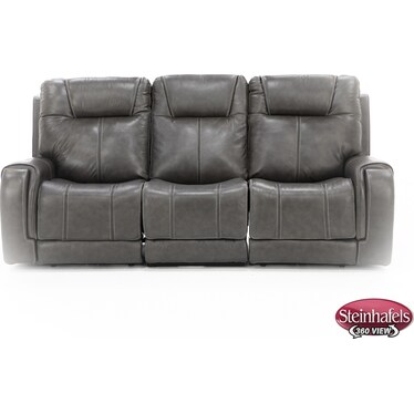 Zion 3-Pc. Leather Fully Loaded Reclining Sofa