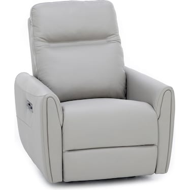 Santiago Leather Fully Loaded Zero Gravity Lay-flat Rocker Recliner With Heat And Massage