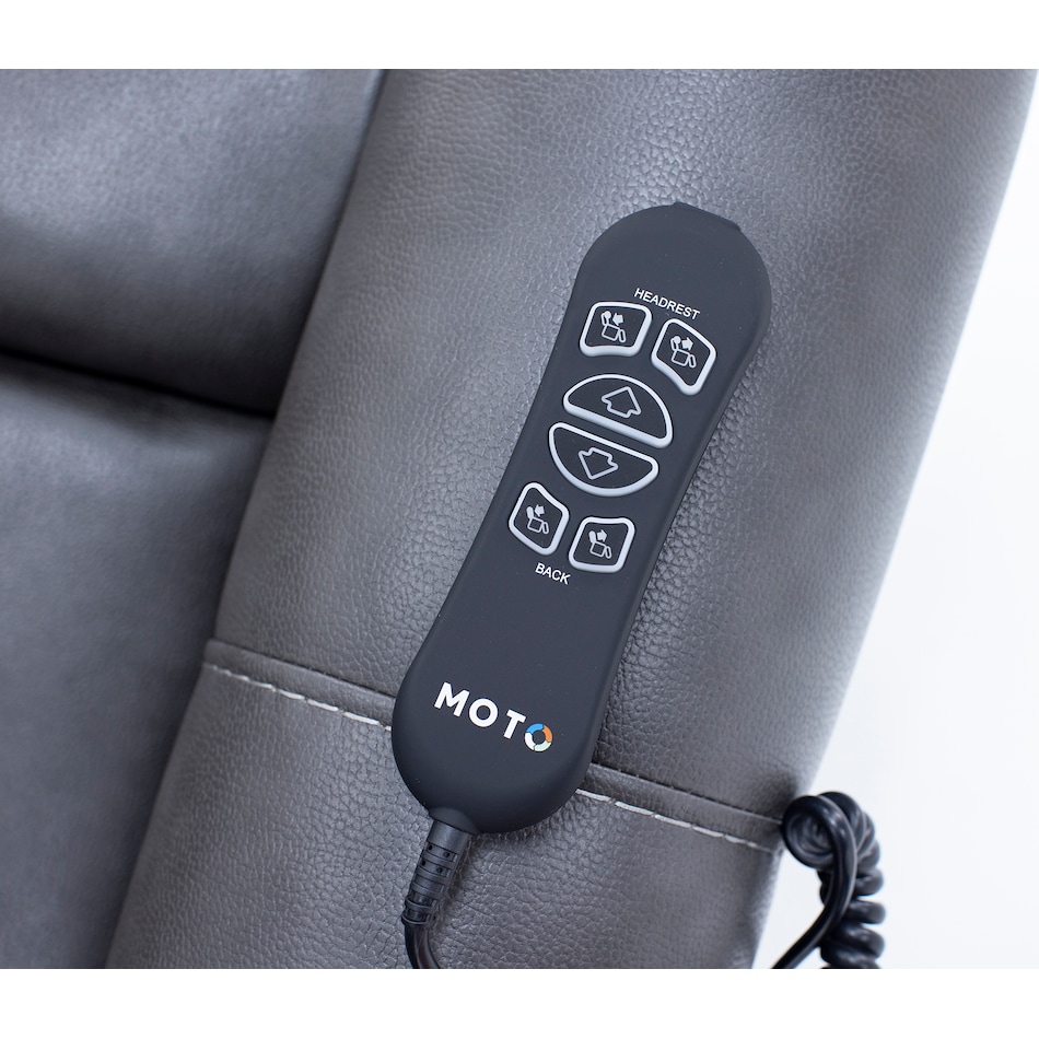 moto grey recliner   