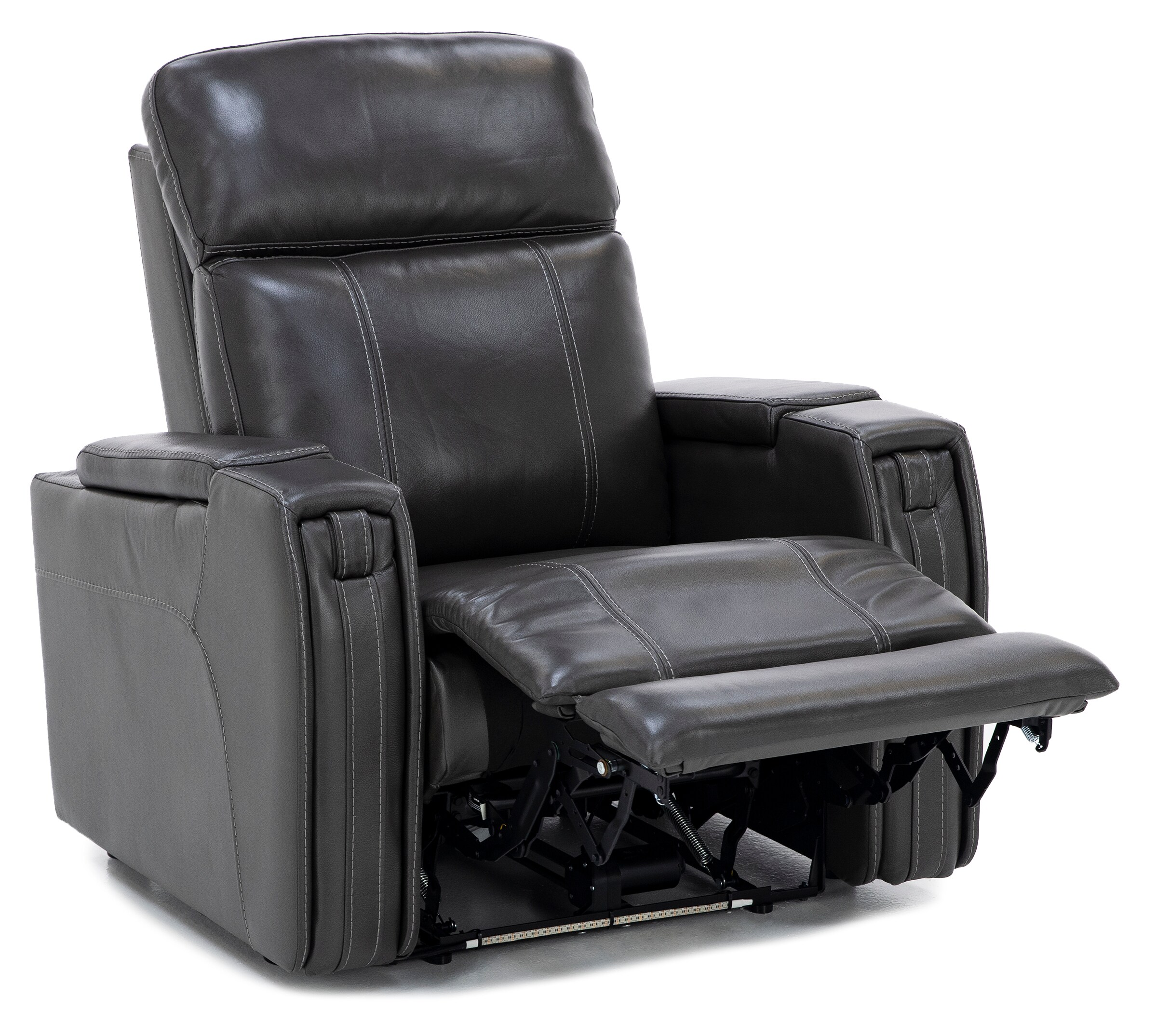 Winthrop top grain leather power home theater recliner hot sale