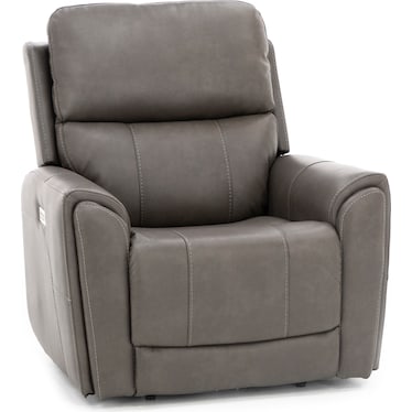 Capriccio Fully Loaded Recliner in Smoke