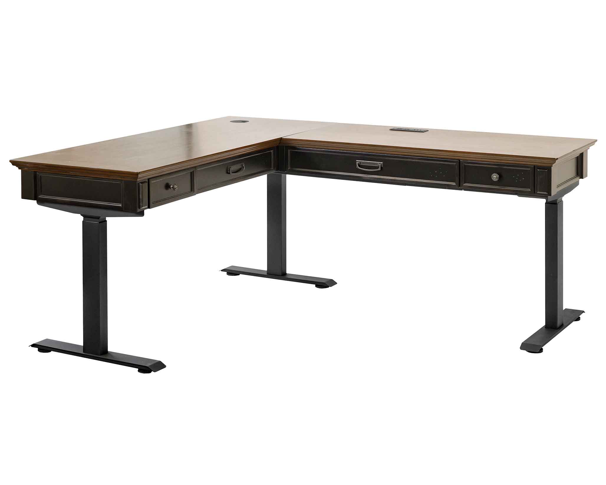 Estate L-Shape Sit & Stand Desk | Steinhafels