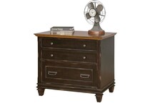 mrtn black filing cabinet   