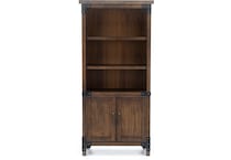 mrtn brown bookcase   