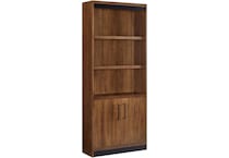 mrtn brown bookcase and  