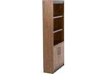 mrtn brown bookcase and  