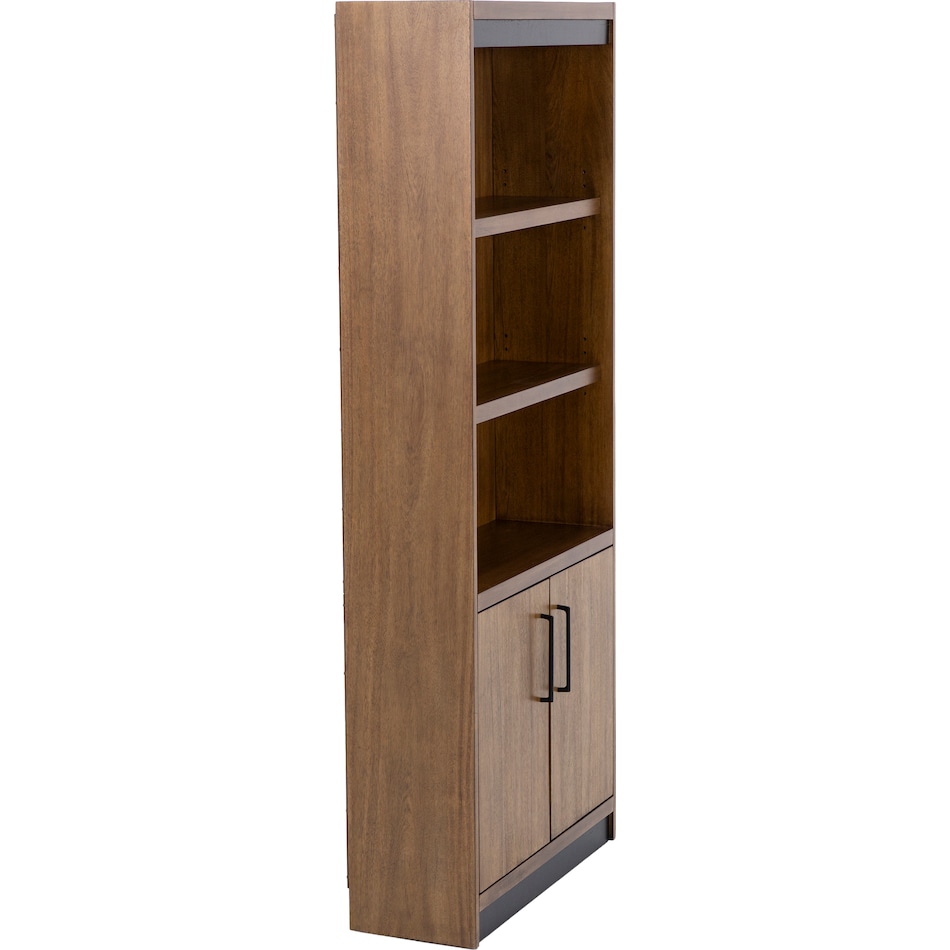 mrtn brown bookcase and  