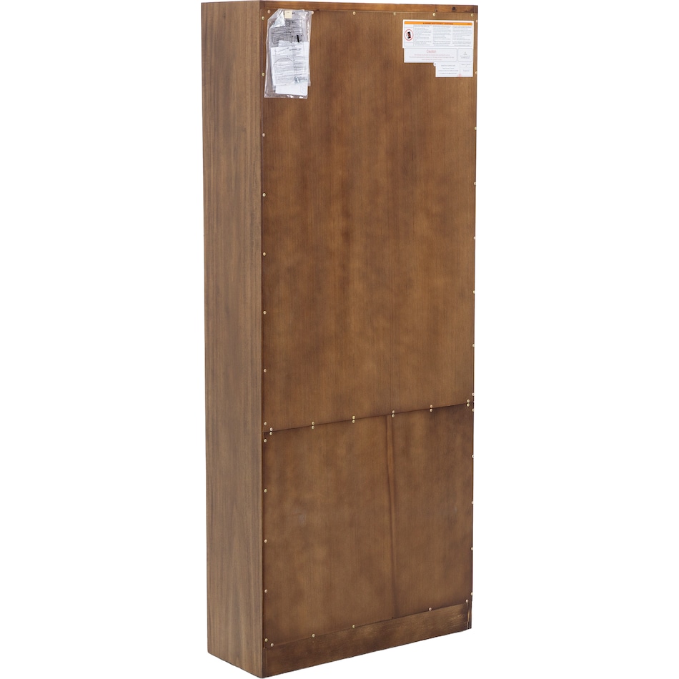 mrtn brown bookcase and  