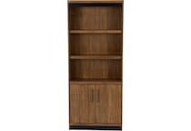 mrtn brown bookcase and  
