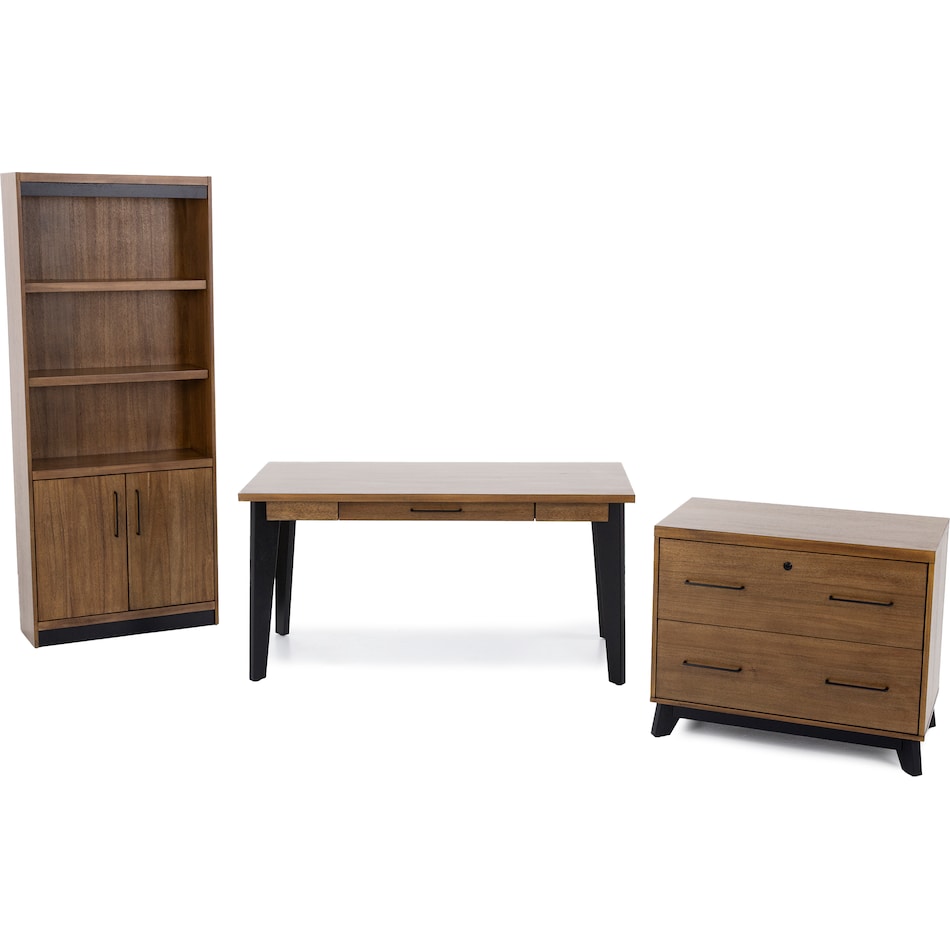 mrtn brown bookcase and  