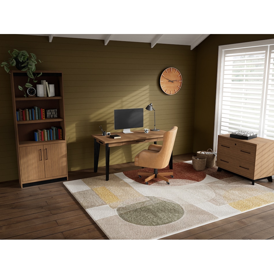 mrtn brown bookcase and  