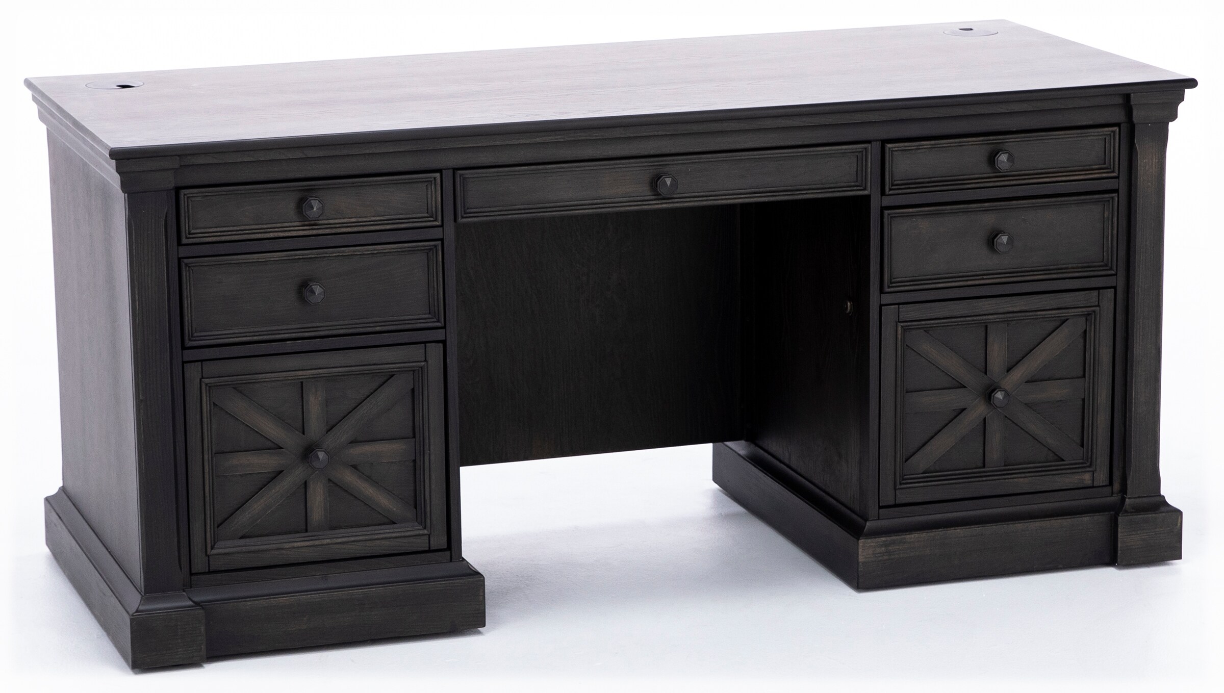 Kingston Double Pedestal Desk Steinhafels