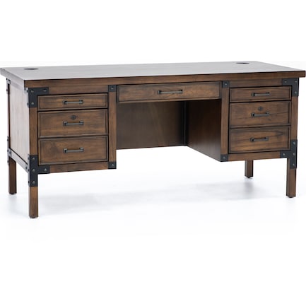 Addison Half Pedestal Desk