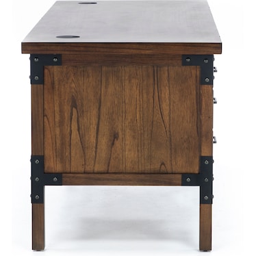 Auburn Half Pedestal Desk