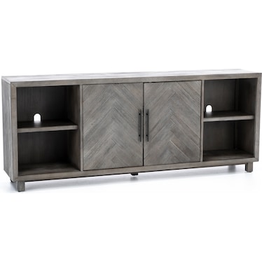 Chevron 80" Entertainment Console