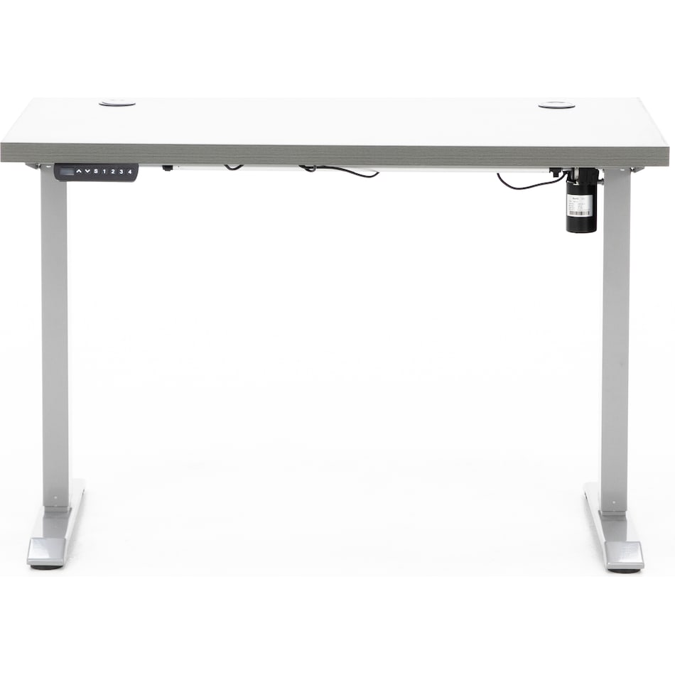 mrtn grey desk rised  