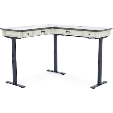 Estate L-Shape Sit & Stand Desk