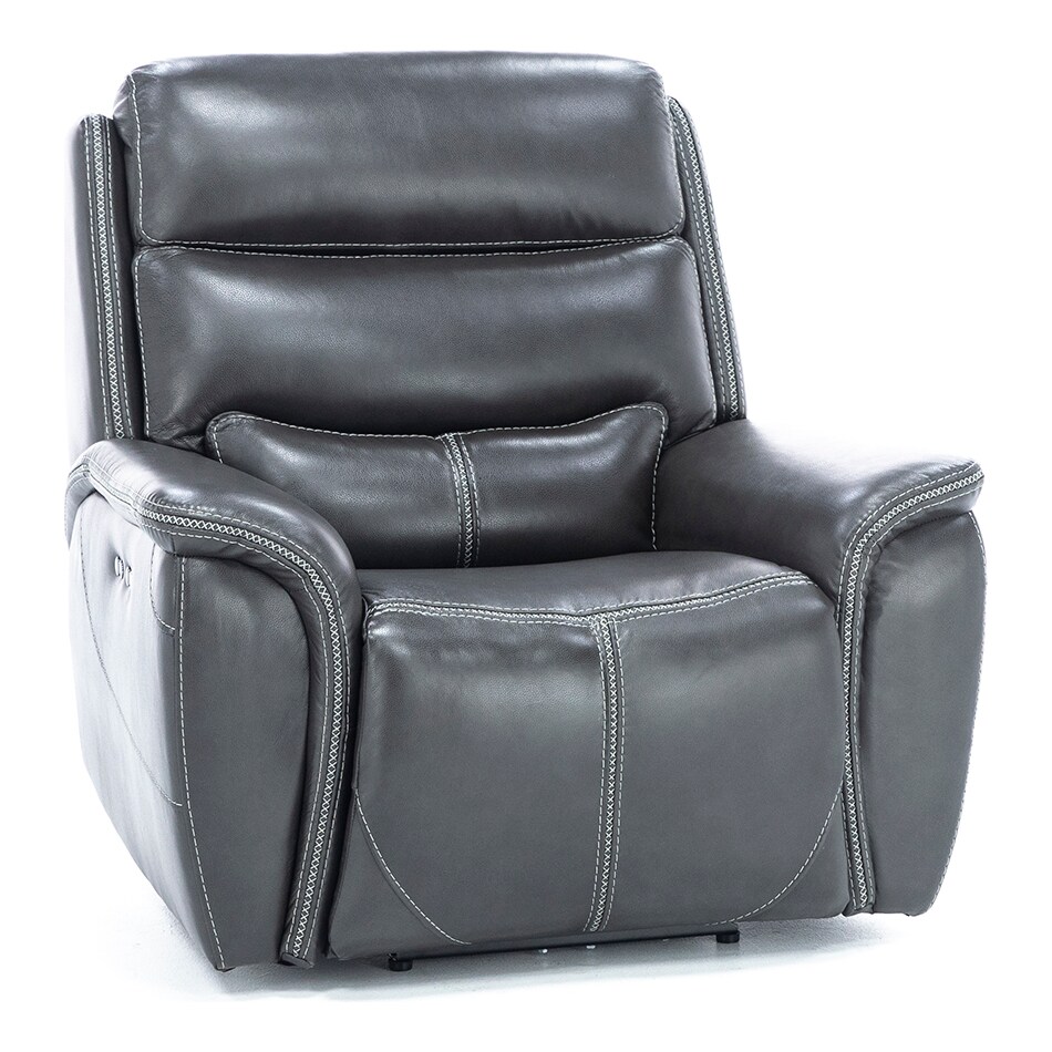 mw home grey recliner   