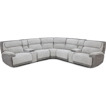 Belvedere 7-Pc. Power Headrest Zero Gravity Reclining Modular
