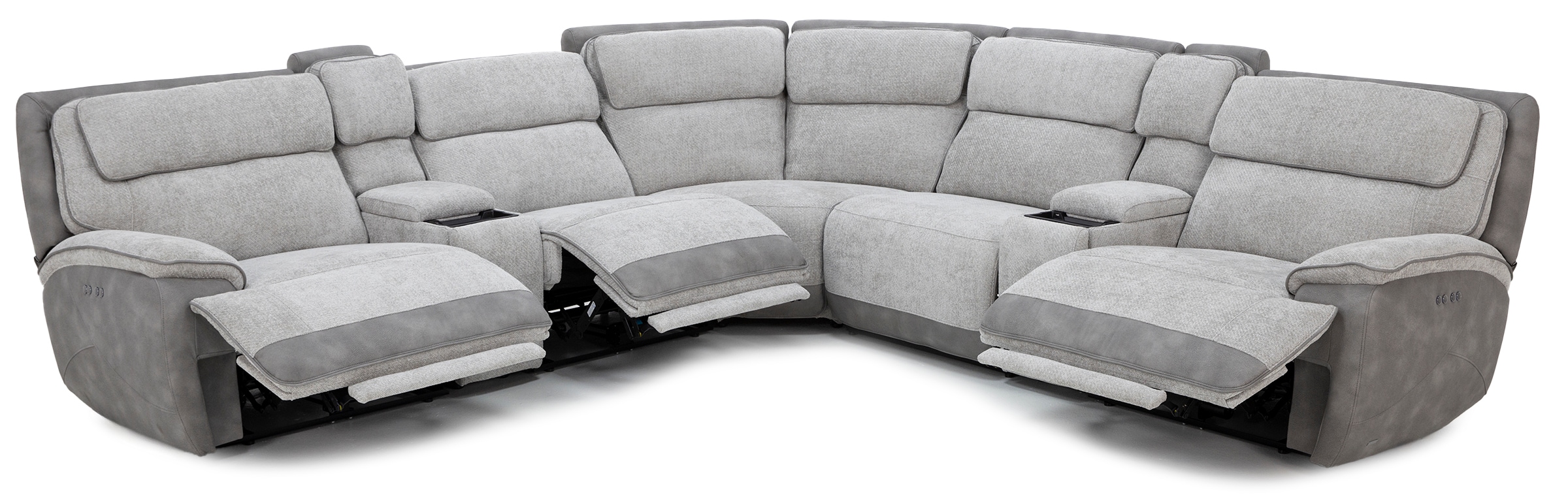 Drew & Jonathan Home Belvedere 7-Pc. Power Headrest Zero Gravity