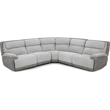 Belvedere 5-Pc. Power Headrest Zero Gravity Reclining Modular