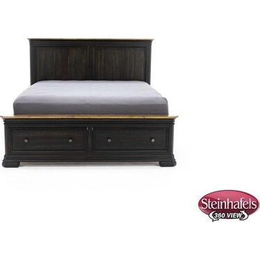 Grand Louie Queen Panel Storage Bed 
