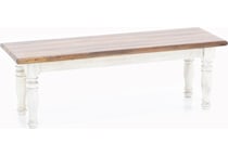 napa antique linen timbered brown inch standard seat height bench   