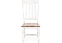 napa antique linen timbered brown inch standard seat height side chair   