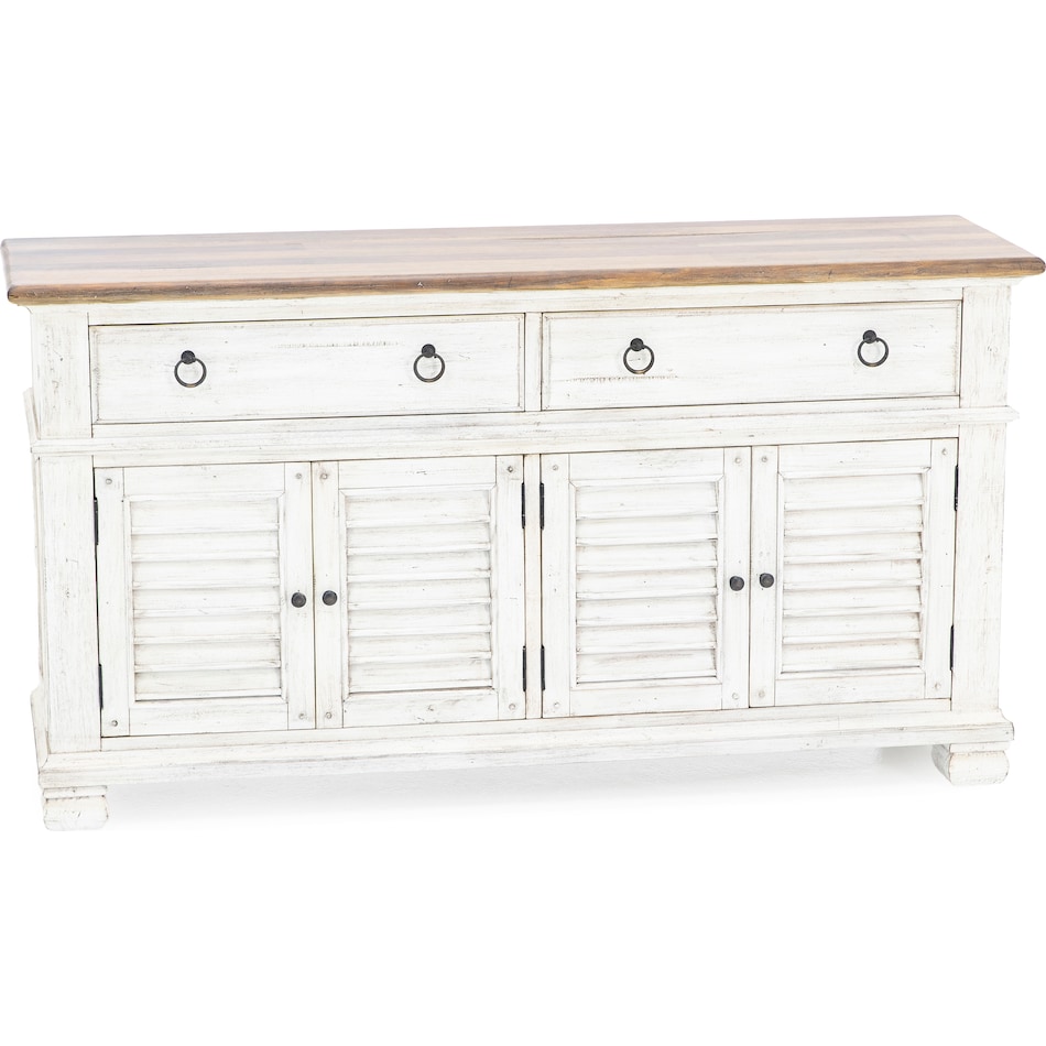 napa antique linen timbered brown buffet server sideboard   