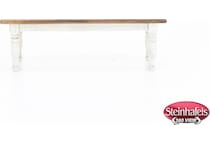 napa antique inch standard seat height bench  image   