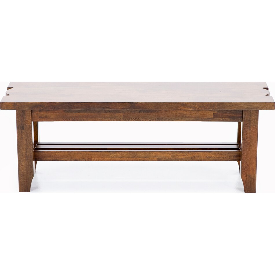 napa brown inch standard seat height bench   