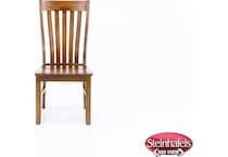 napa brown inch standard seat height side chair  image   