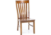 napa brown inch standard seat height side chair   
