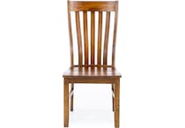 napa brown inch standard seat height side chair   