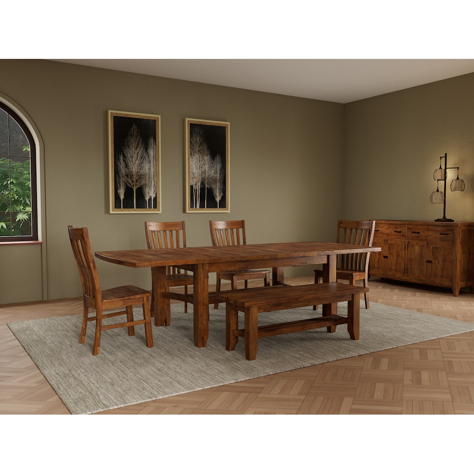 napa brown inch standard seat height side chair lifestyle image   